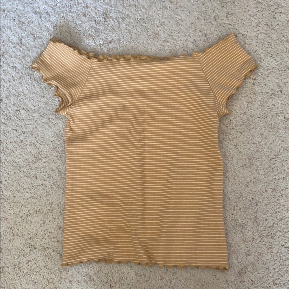 Aeropostal off the shoulder crop top